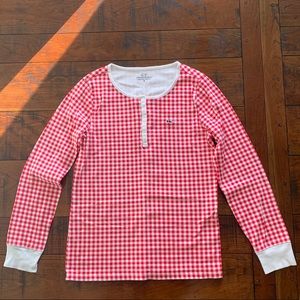 Vineyard Vines gingham pajama set